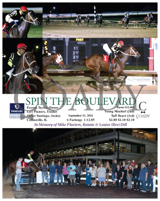 Spin The Boulevard - 09-21-24 R02 Fan Fanduel Sportsbook Horse Racing