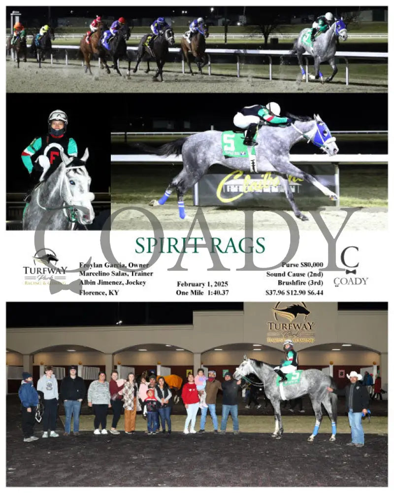 Spirit Rags - 02-01-25 R08 Tp Turfway Park