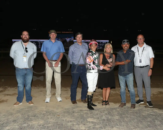 SPIRITED JUSTICE - Back Home Again - 25th Running - 10-01-25 - R11 - Horseshoe Indiana - Presentation 01 - Sammantha