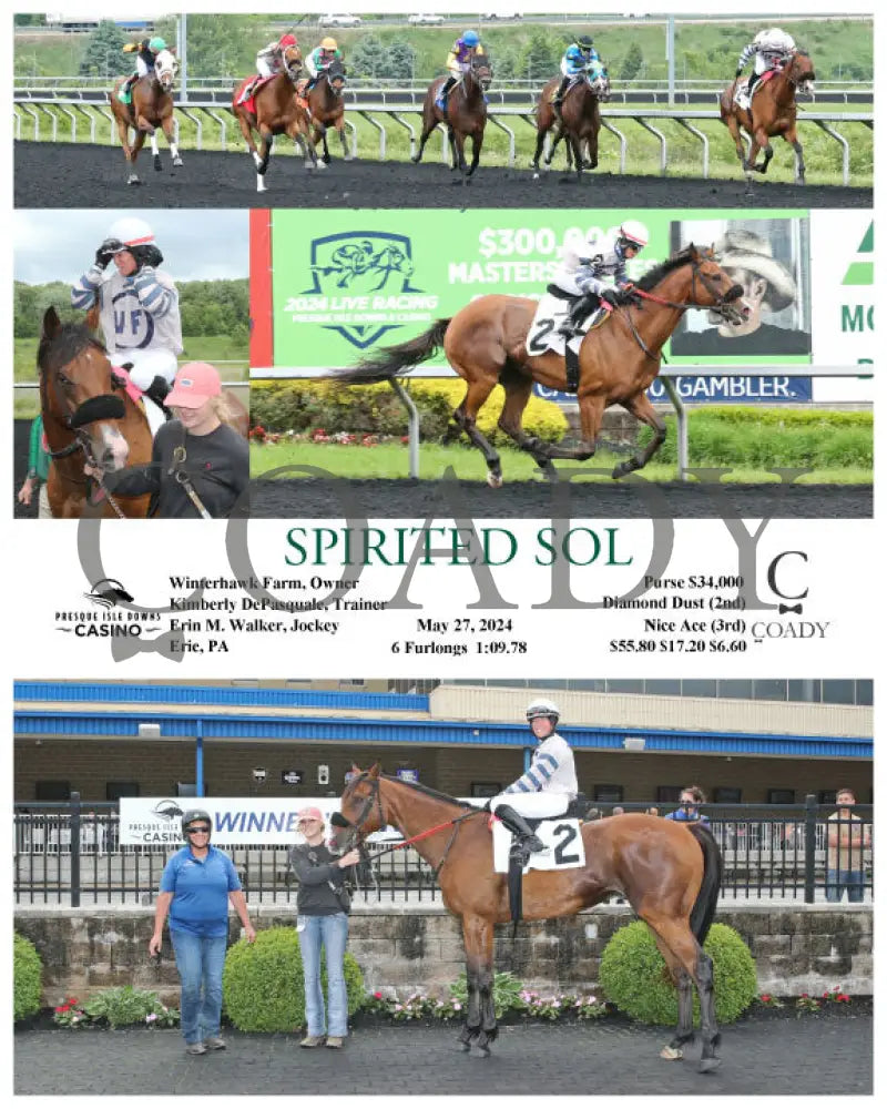 Spirited Sol - 05-27-24 R06 Pid Presque Isle Downs