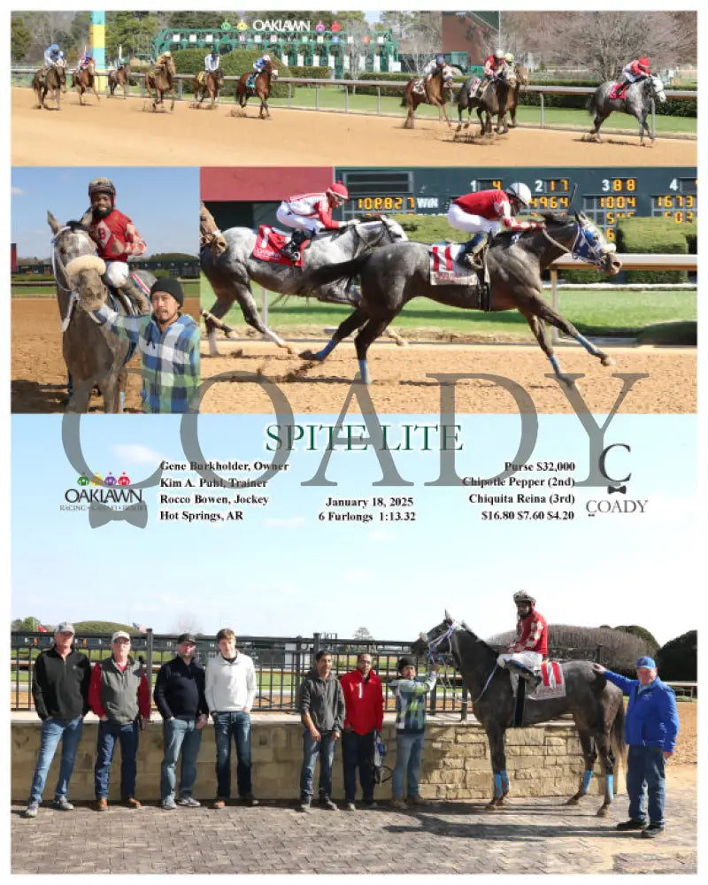 Spite Lite - 01-18-25 R02 Op Oaklawn Park