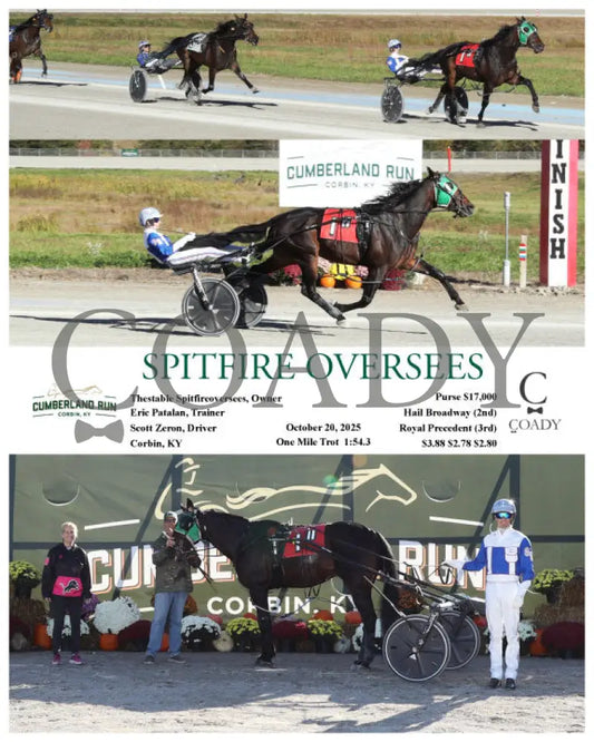 SPITFIRE OVERSEES - 10-20-25 - R11 - CMR Presque Isle Downs