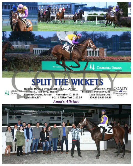 Split The Wickets - 11-17-19 R09 Cd Churchill Downs