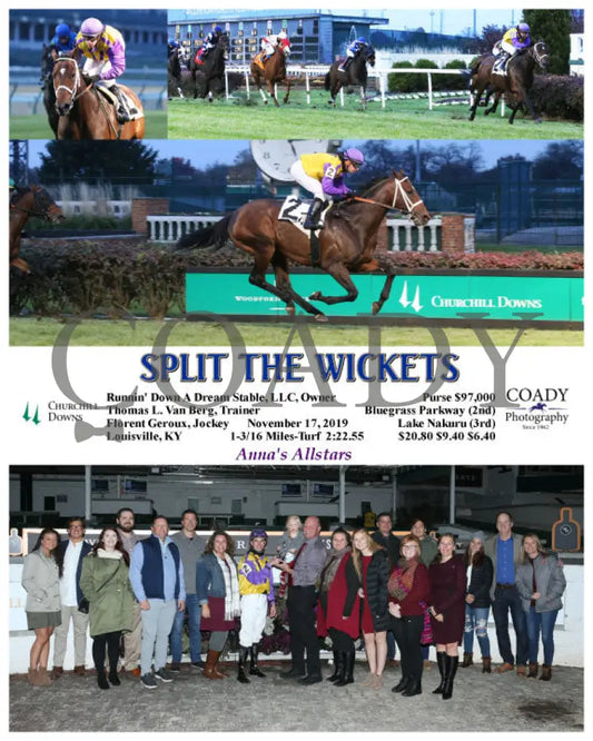 Split The Wickets - 11-17-19 R09 Cd Group Churchill Downs