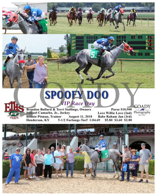 Spoofy Doo - 081118 Race 01 Elp Ellis Park