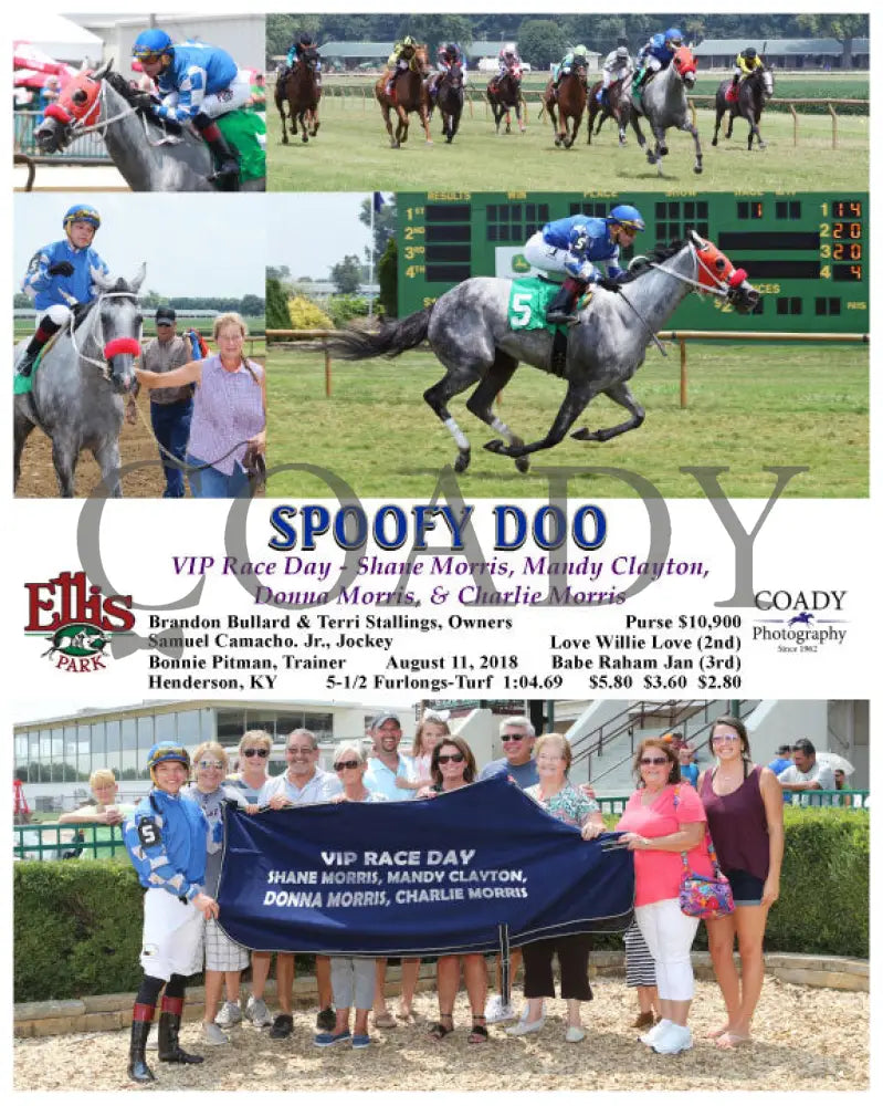 Spoofy Doo - 081118 Race 01 Elp Group Ellis Park