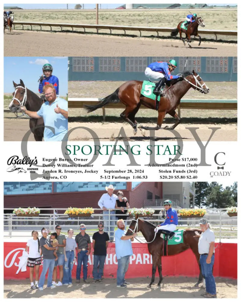 Sporting Star - 09-28-24 R01 Arp Arapahoe Park