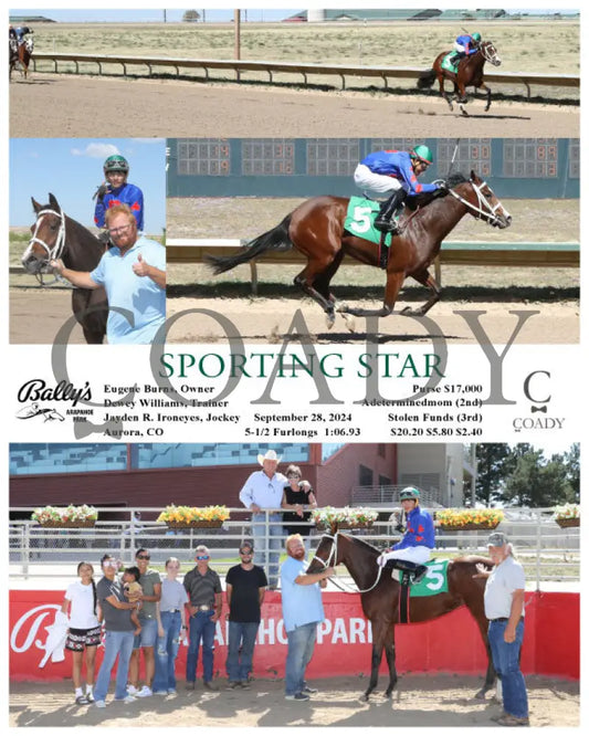 Sporting Star - 09-28-24 R01 Arp Arapahoe Park