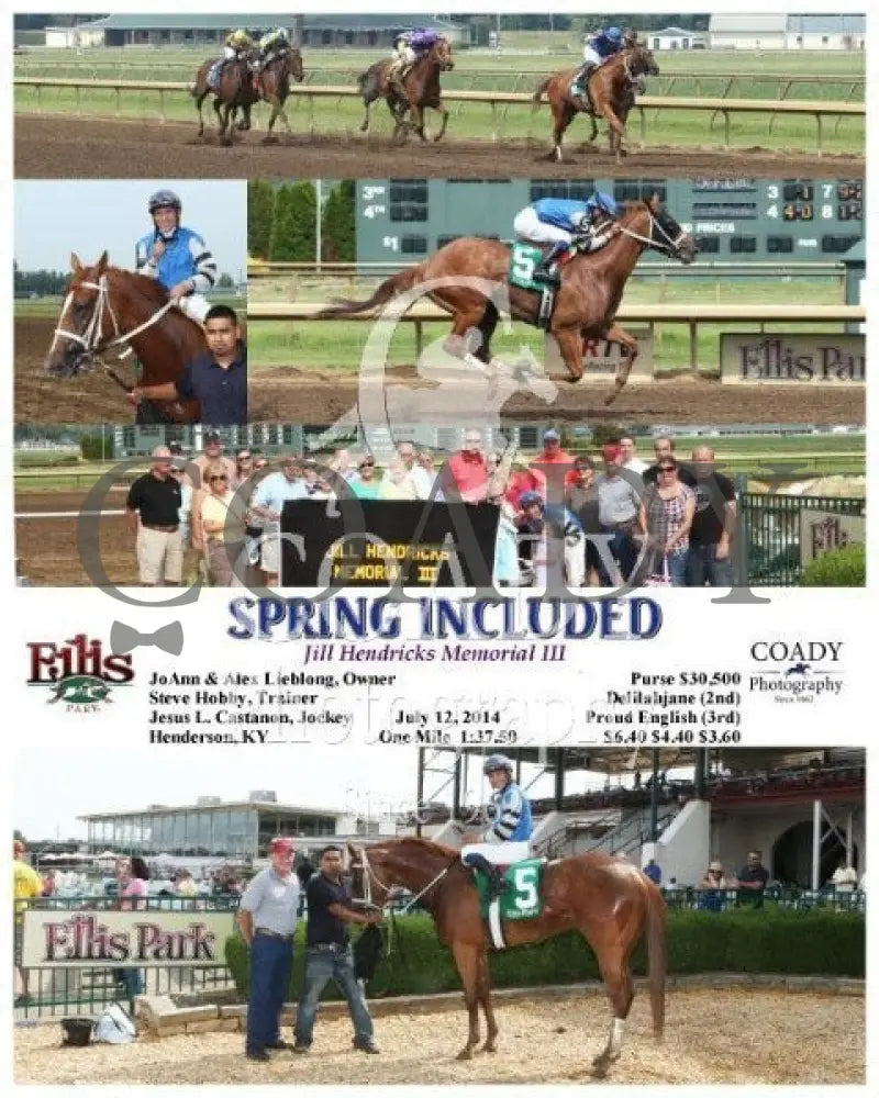 Spring Included - 071214 Race 07 Elp Ellis Park