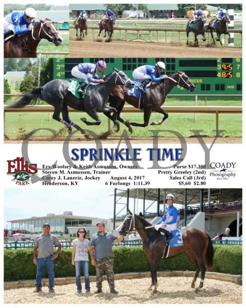 Sprinkle Time - 080417 Race 01 Elp Ellis Park