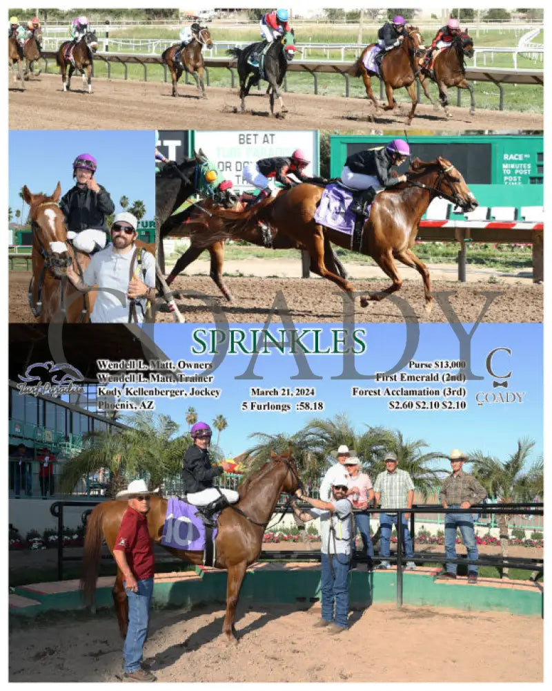 Sprinkles - 03 - 21 - 24 R07 Tup Turf Paradise