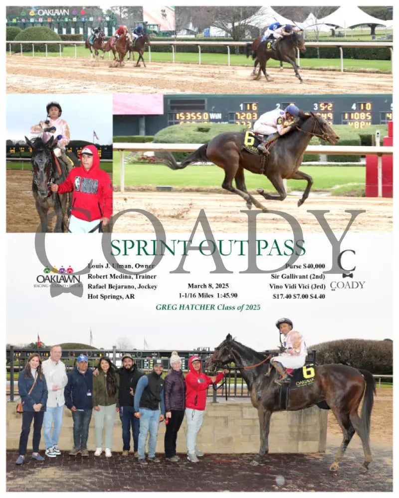 SPRINT OUT PASS - 03-08-25 - R02 - OP Oaklawn Park