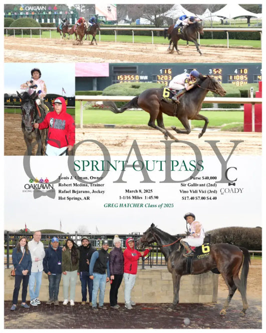 SPRINT OUT PASS - 03-08-25 - R02 - OP Oaklawn Park