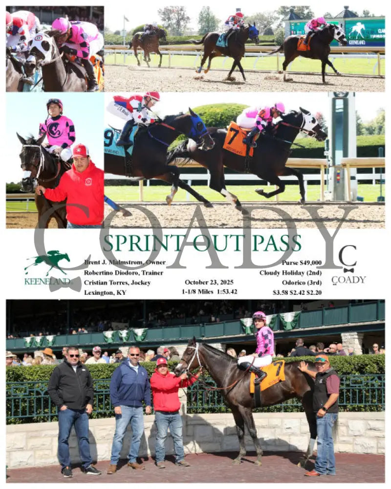 SPRINT OUT PASS - 10-23-25 - R01 - KEE Keeneland