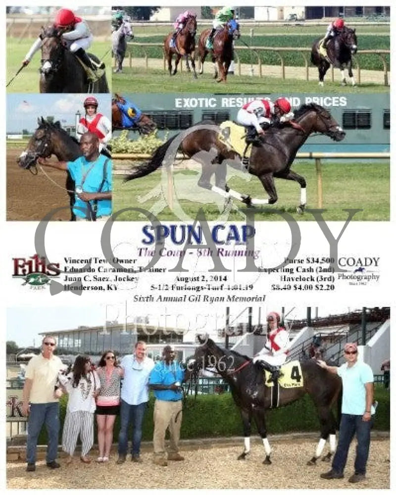 Spun Cap - 080214 Race 08 Elp Ellis Park