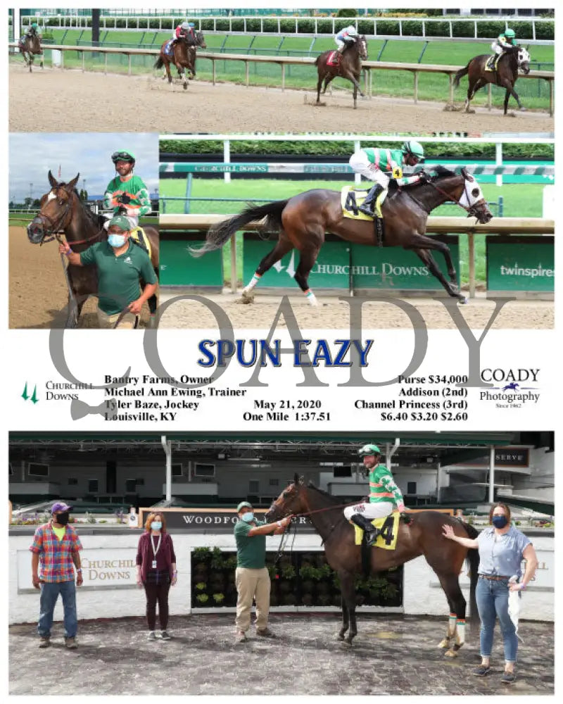 Spun Eazy - 05-21-20 R08 Cd Churchill Downs