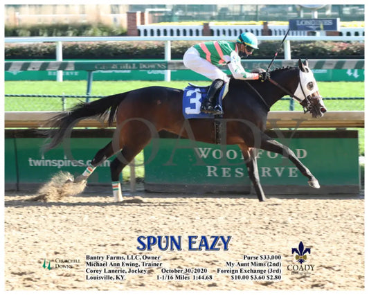 Spun Eazy - 10-30-20 R07 Cd Action Churchill Downs