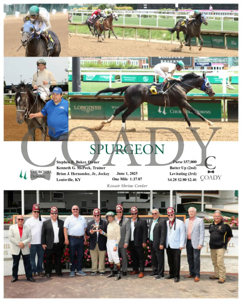 SPURGEON - 06-01-25 - R05 - CD - Group Churchill Downs