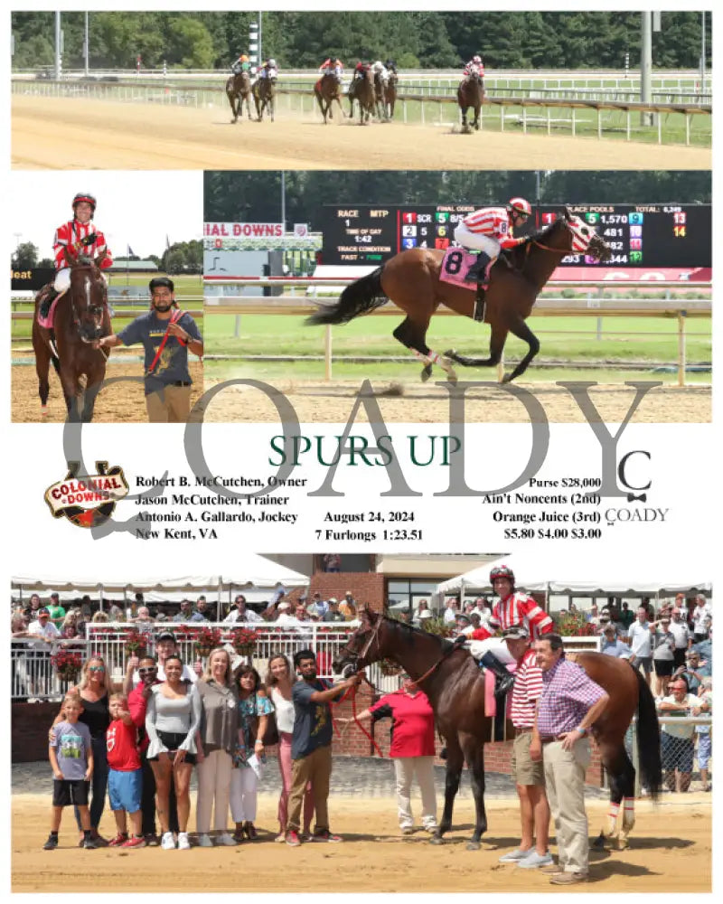 Spurs Up - 08-24-24 R01 Cnl Colonial Downs