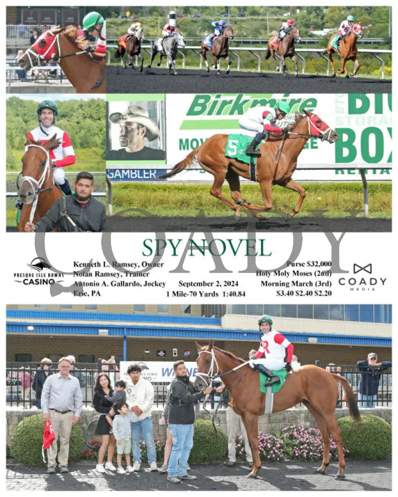 Spy Novel - 09-02-24 R03 Pid Presque Isle Downs