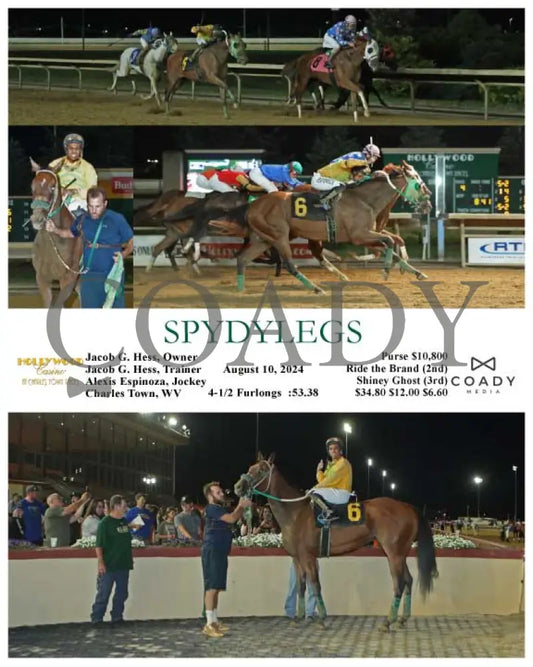 Spydylegs - 08-10-24 R04 Ct Hollywood Casino At Charles Town Races