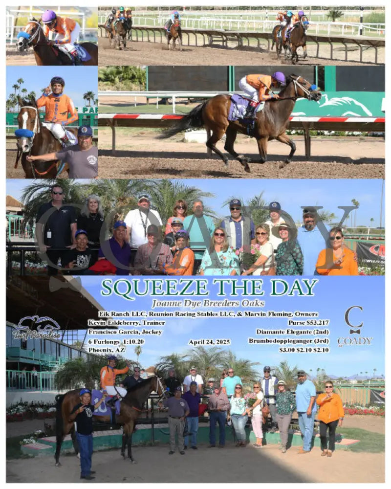 SQUEEZE THE DAY - Joanne Dye Breeders Oaks - 04-24-25 - R07 - TUP Turf Paradise