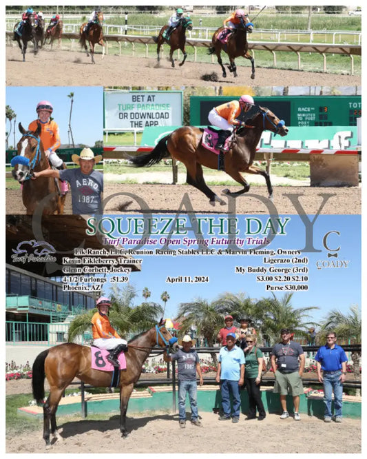 Squeeze The Day - Turf Paradise Open Spring Futurity Trials 04 - 11 - 24 R03 Tup