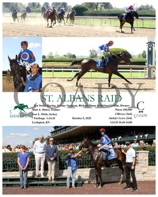 ST. ALBANS RAID - 100525 - Race 01 - KEE Keeneland