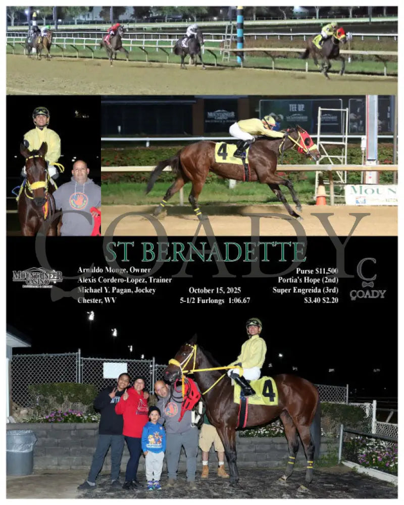 ST BERNADETTE - 10-15-25 - R06 - MNR Mountaineer Park