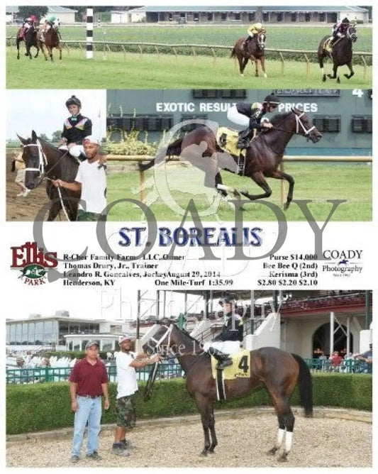St. Borealis - 082914 Race 04 Elp Ellis Park