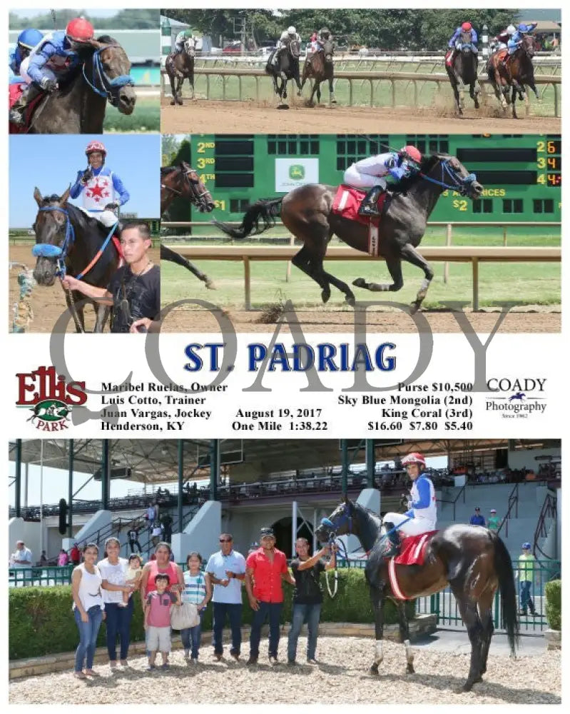 St. Padriag - 081917 Race 02 Elp Ellis Park
