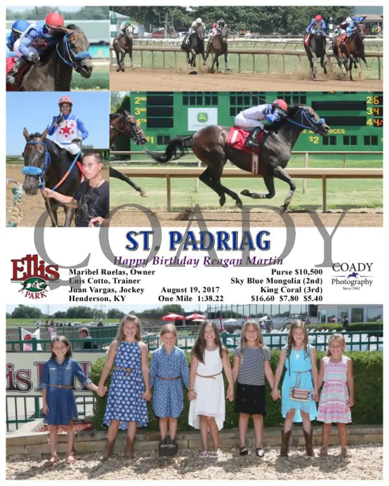 St. Padriag - 081917 Race 02 Elp G Ellis Park