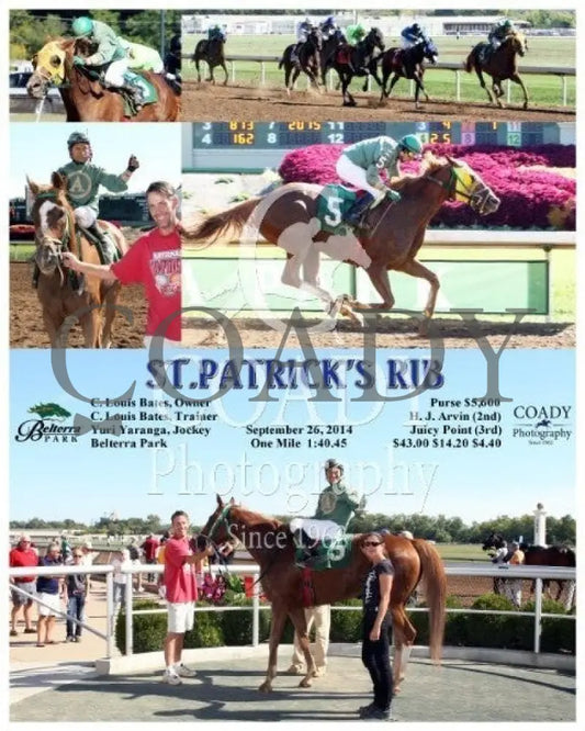 St.patrick’s Rib - 092614 Race 02 Btp Belterra Park