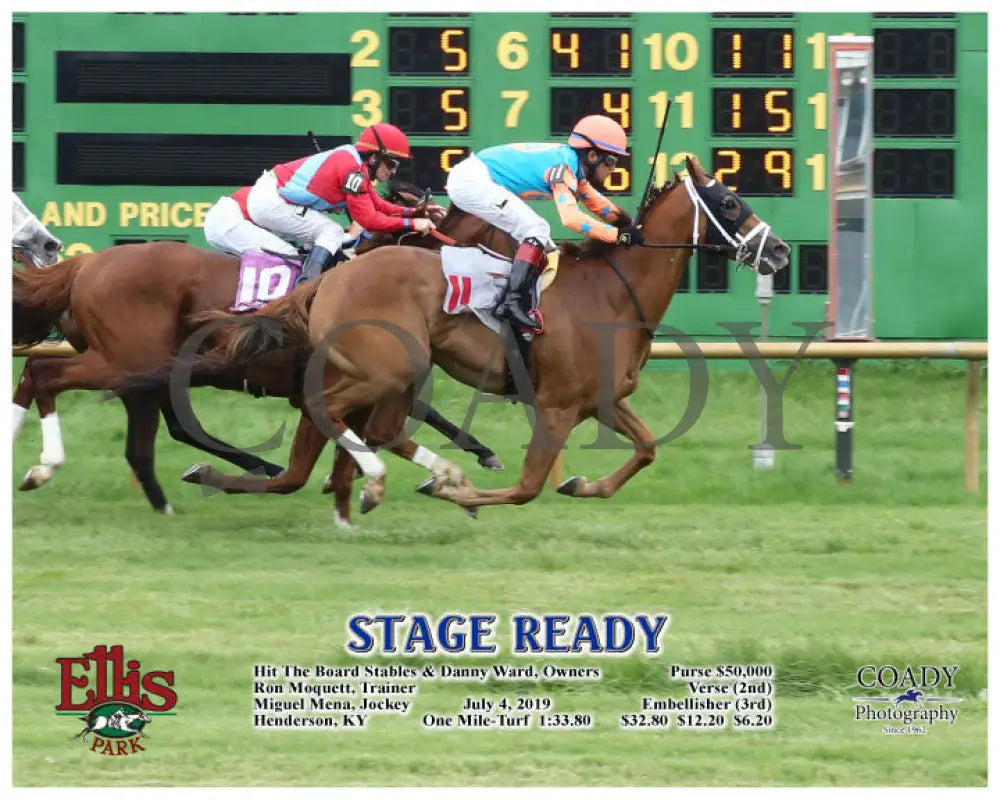 Stage Ready - 07-04-19 R08 Elp Action Ellis Park