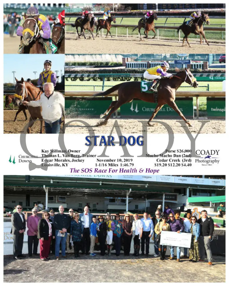 Star Dog - 11-10-19 R06 Cd Group Churchill Downs
