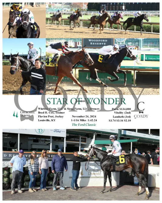Star Of Wonder - 112424 Race 04 Cd Churchill Downs