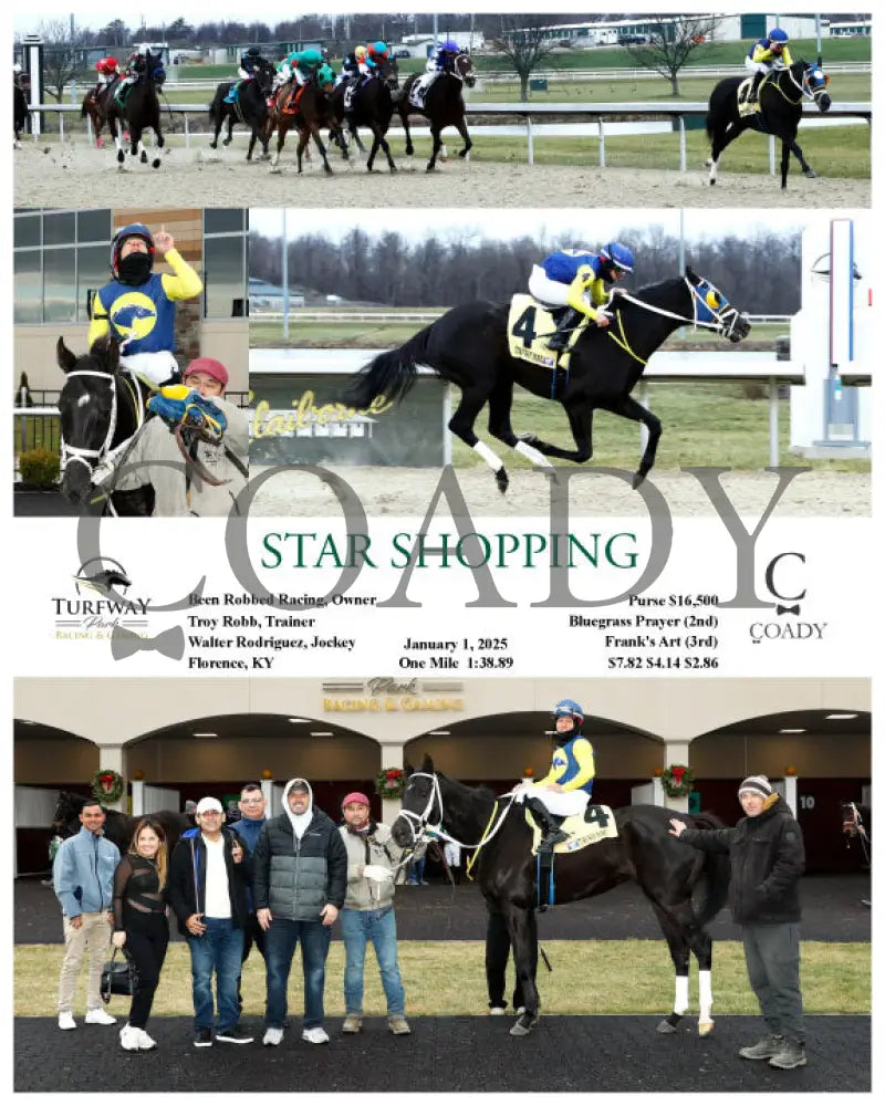 Star Shopping - 010125 Race 04 Tp Turfway Park