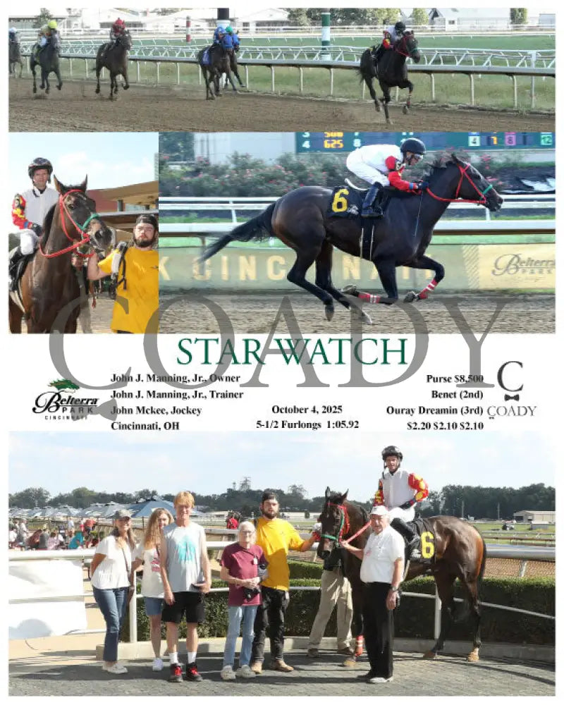 STAR WATCH - 100425 - Race 06 - BTP Presque Isle Downs