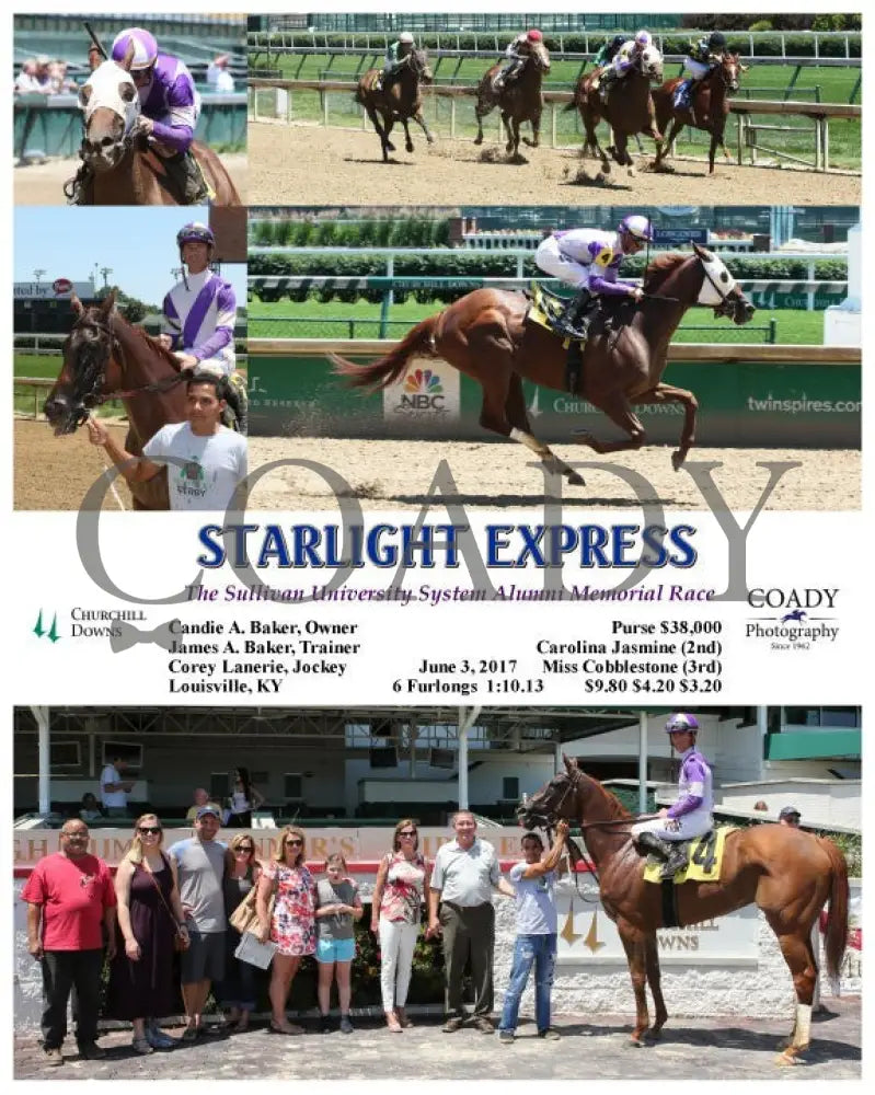 Starlight Express - 060317 Race 04 Cd Churchill Downs
