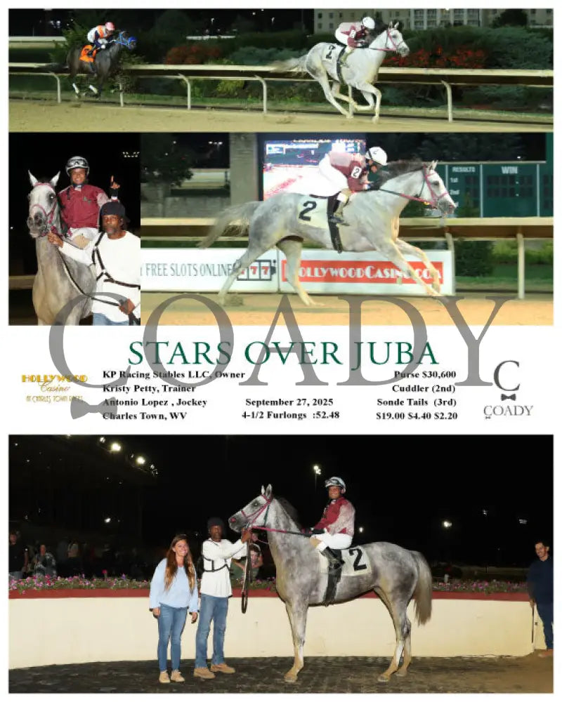 STARS OVER JUBA - 09-27-25 - R08 - CT Hollywood Casino at Charles Town Races