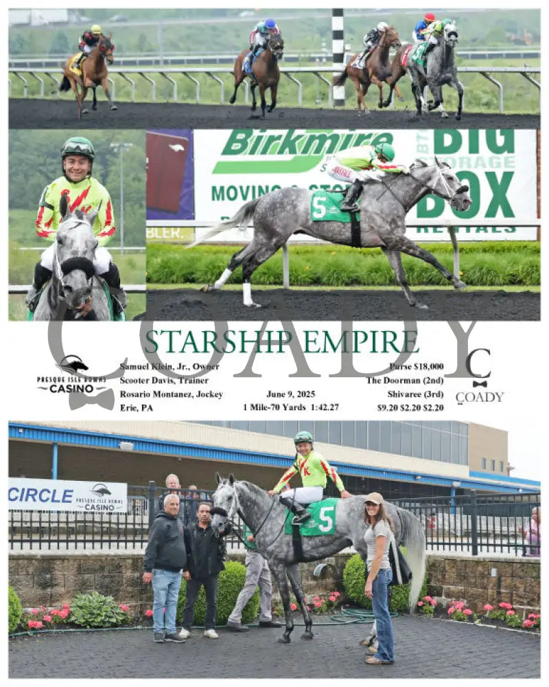 STARSHIP EMPIRE - 06-09-25 - R03 - PID Presque Isle Downs
