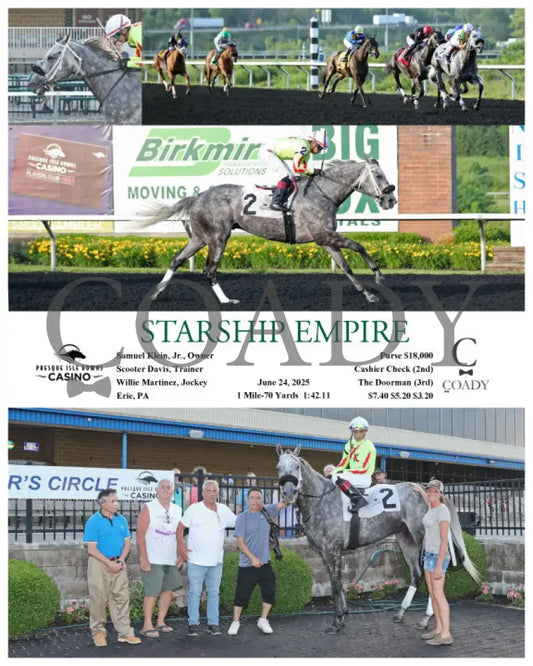 STARSHIP EMPIRE - 06-24-25 - R06 - PID Presque Isle Downs