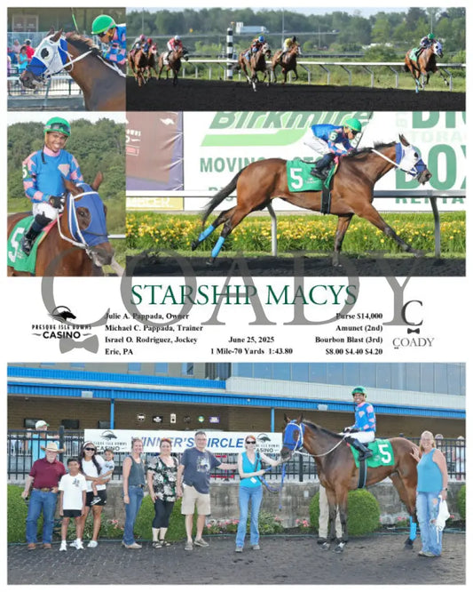 STARSHIP MACYS - 06-25-25 - R05 - PID Presque Isle Downs