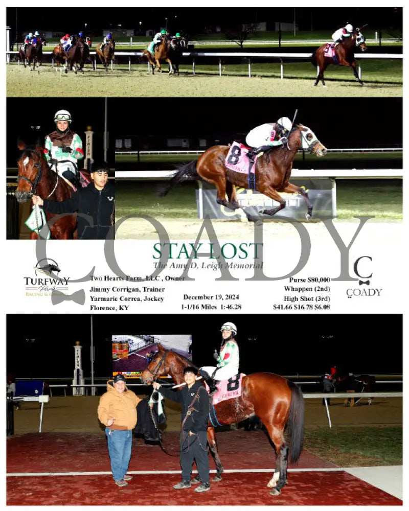 Stay Lost - The Amy D. Leigh Memorial 12-19-24 R05 Tp Turfway Park