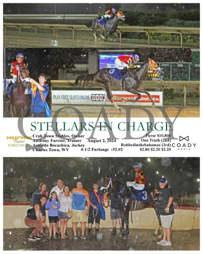 Stellars In Charge - 08-02-24 R06 Ct Hollywood Casino At Charles Town Races