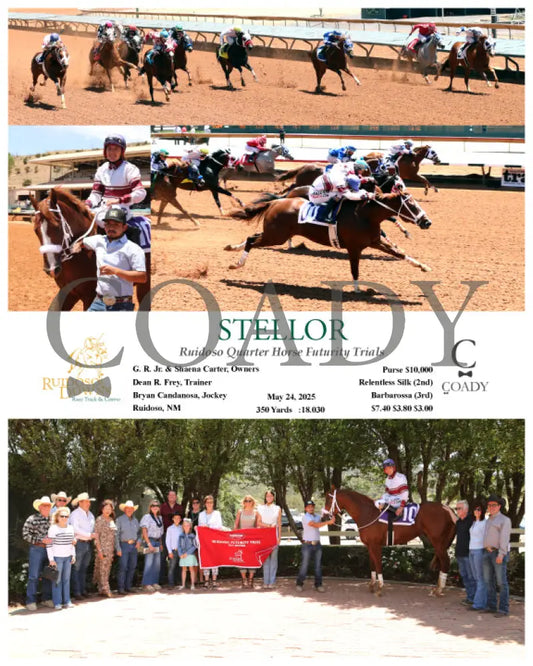 STELLOR - Ruidoso Quarter Horse Futurity Trials - 05-24-25 - R02 - RUI Ruidoso Downs