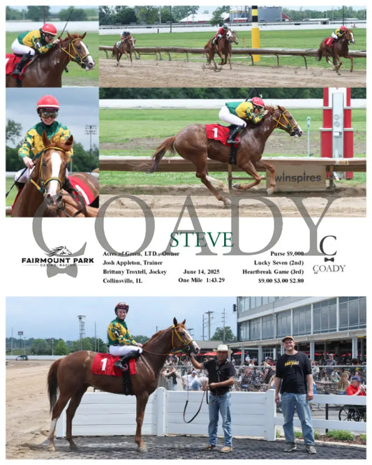 STEVE - 06-14-25 - R03 - FP Fanduel Sportsbook Horse Racing