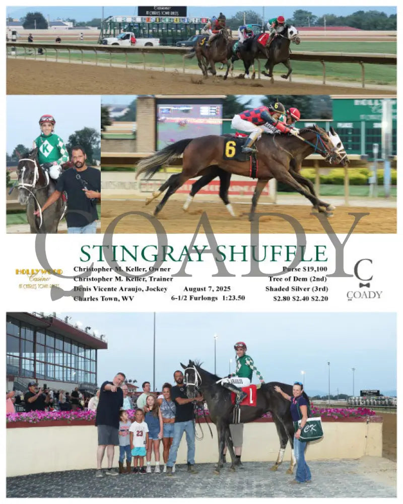 STINGRAY SHUFFLE - 08-07-25 - R02 - CT Hollywood Casino at Charles Town Races