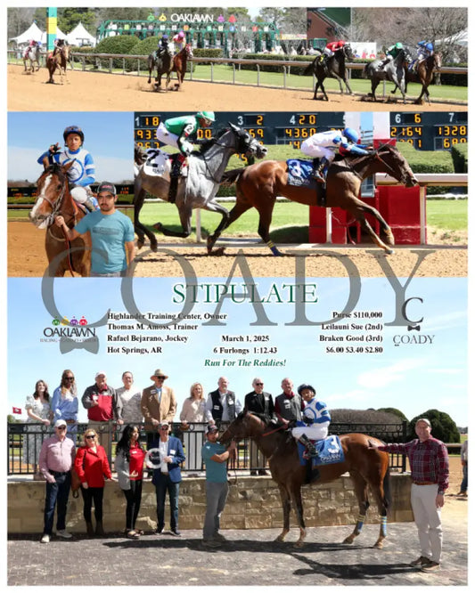 STIPULATE - 03-01-25 - R01 - OP Oaklawn Park