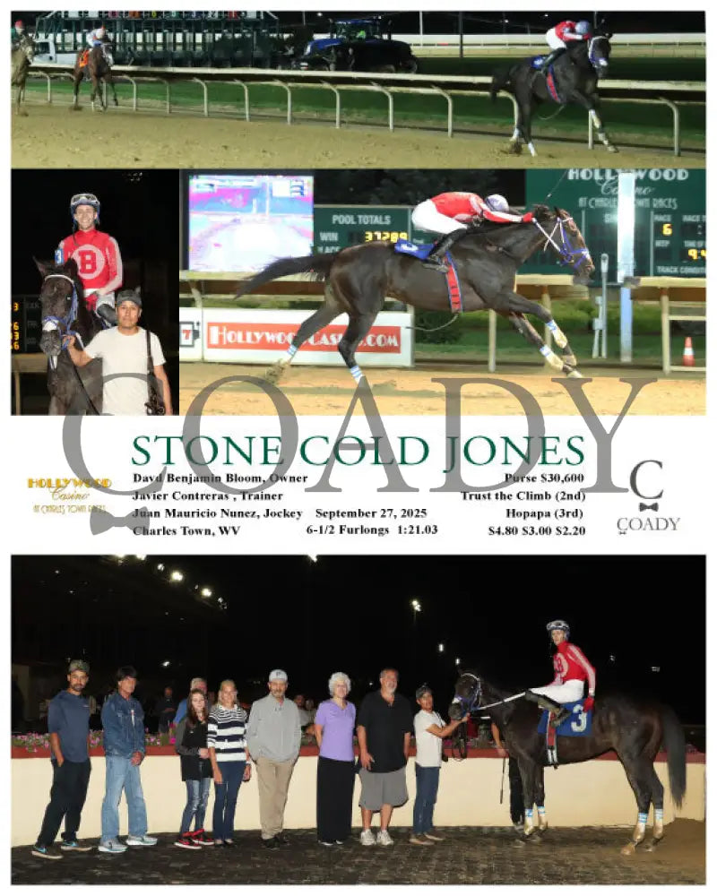 STONE COLD JONES - 09-27-25 - R06 - CT Hollywood Casino at Charles Town Races